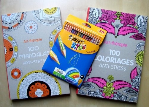 Livre coloriage enfant anti-stress - Mon 1er art-thérapie